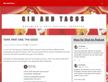 Tablet Screenshot of ginandtacos.com